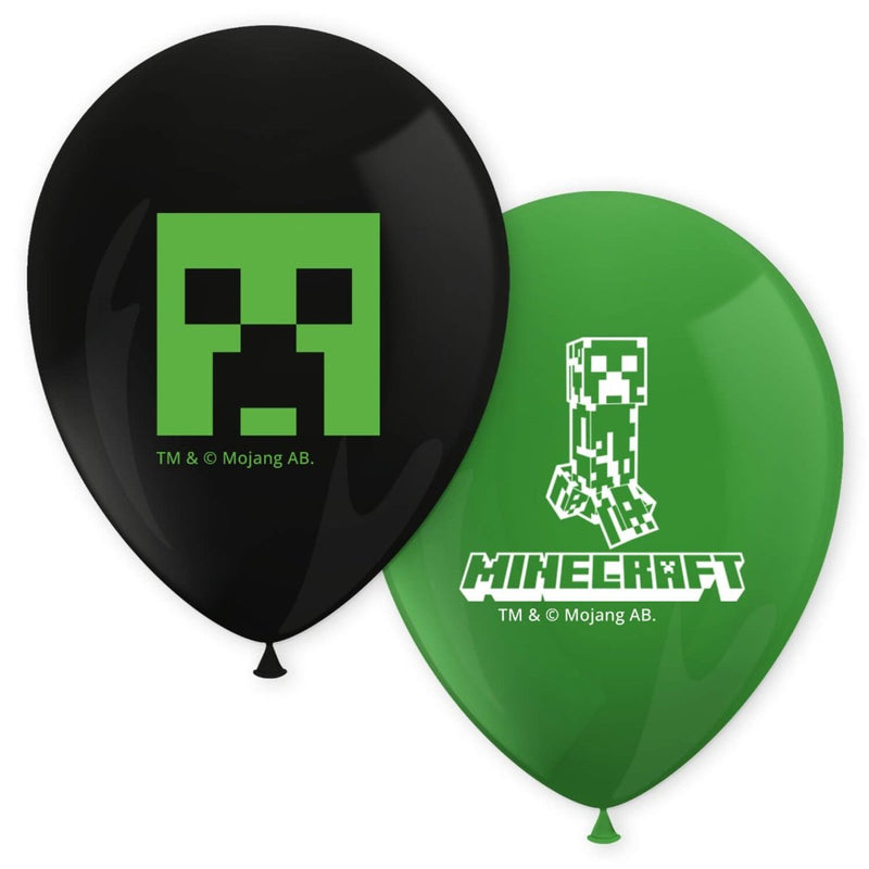 Minecraft Latex Ballonnen – 8 Stuks