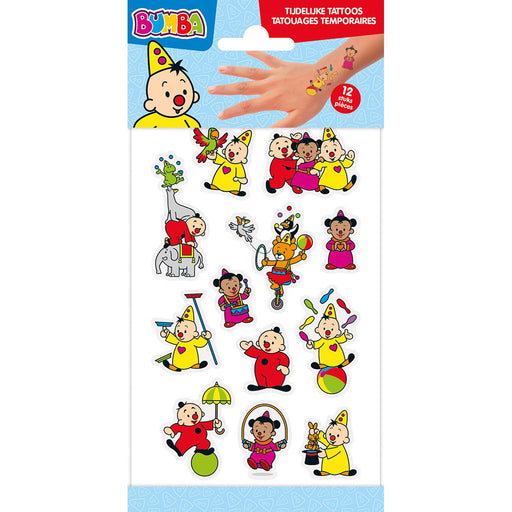 Bumba Plaktattoos – 12 Stuks