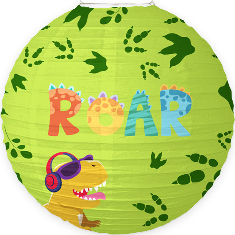 Lampion Dinosaurus Roar groen – 30 cm