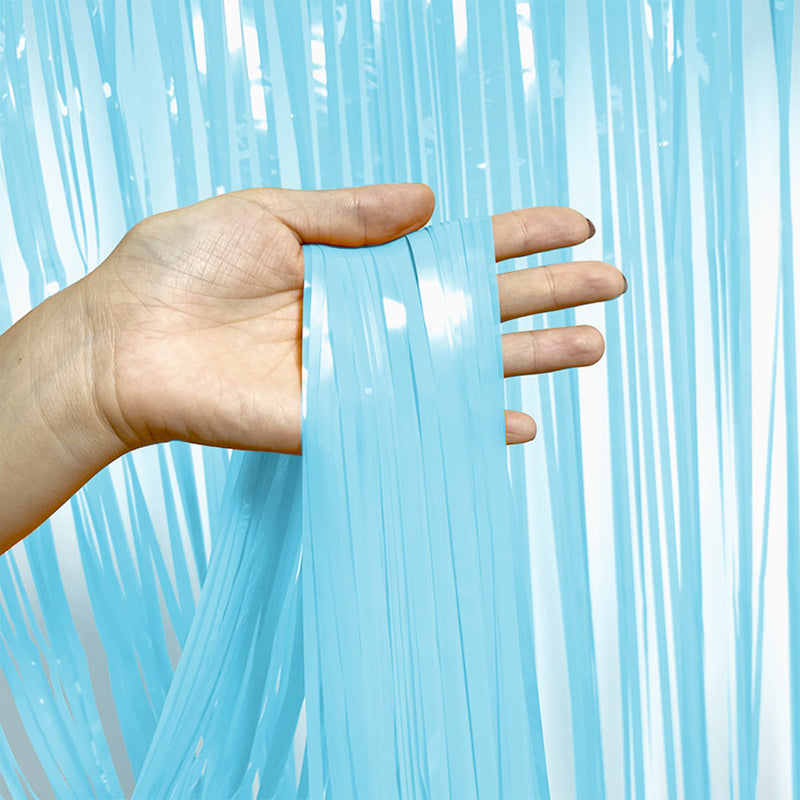 Folie Deurgordijn Lichtblauw - 100 x 200 cm