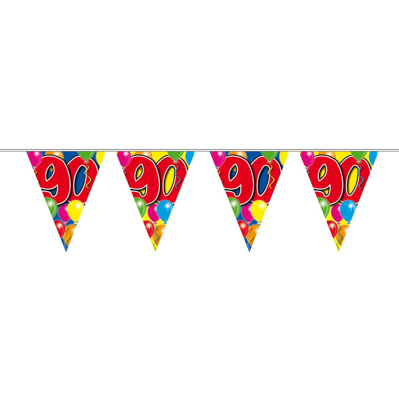 Vlaggenlijn 90 Jaar Multicolor – 1 Stuk