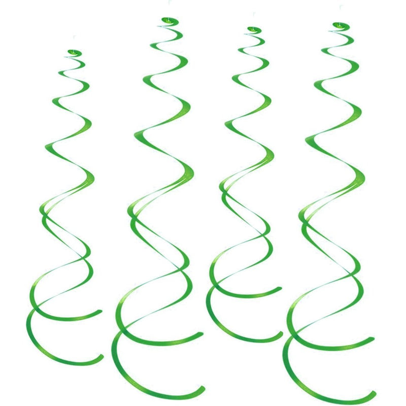 Swirl Hangdecoratie Groen – 6 Stuks – 55 cm