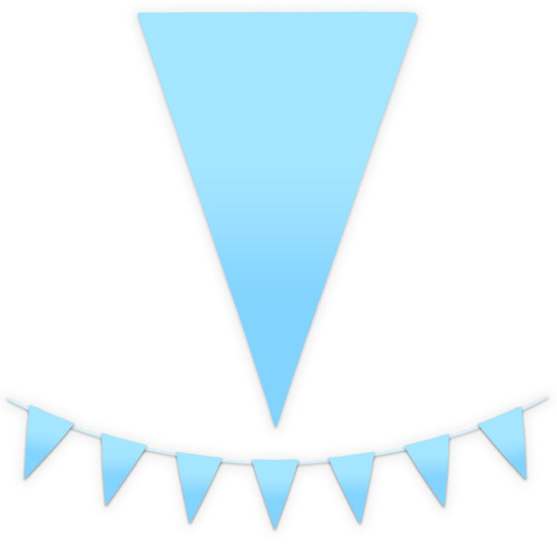 Vlaggenlijn blauw - 10 m