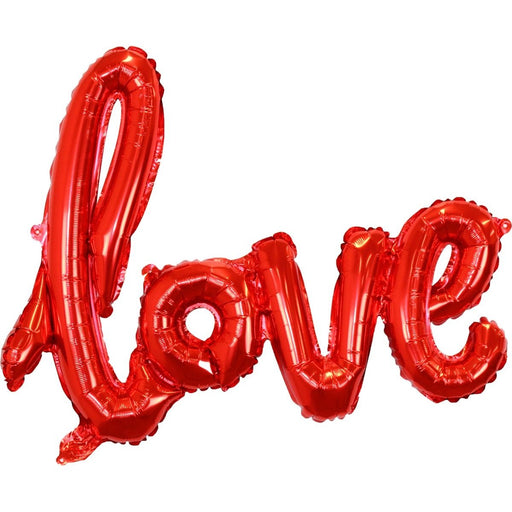 Folieballon LOVE Rood – 100 x 80 cm