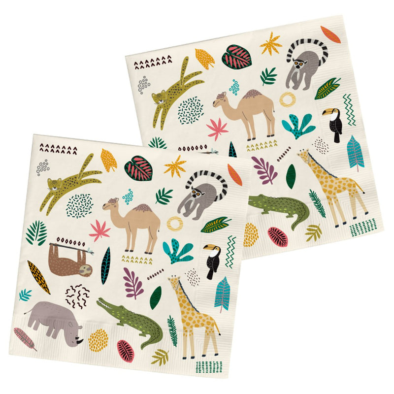 Zoo Party Animals Servetten