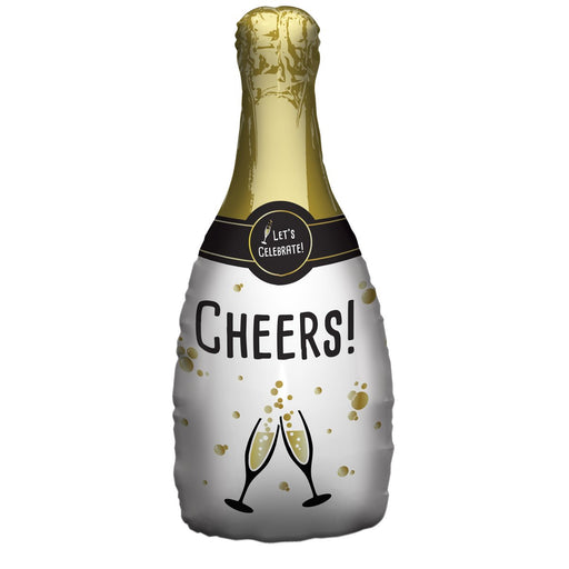 Folieballon Champagnefles Cheers – 72 cm