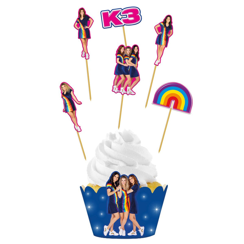 K3 Cupcakeprikkers