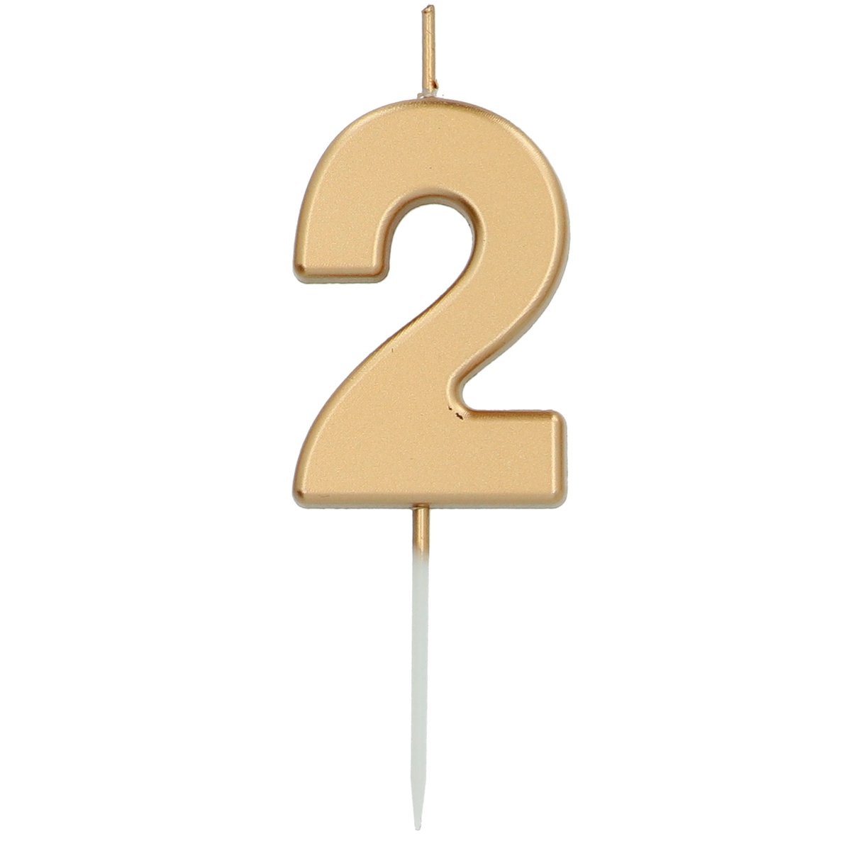 Cijferkaars 2 Goud – 5 cm