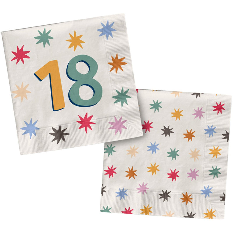 Star Servetten 18 Jaar