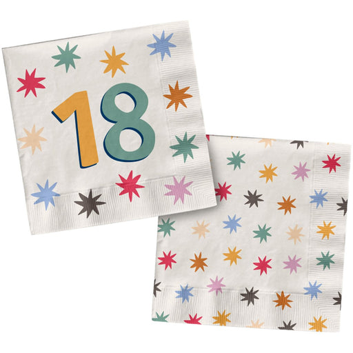Star Servetten 18 Jaar