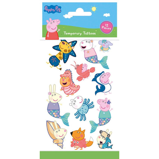 Peppa Pig Plaktattoos – 12 Stuks
