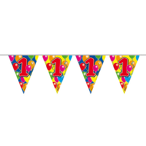 Vlaggenlijn 1 Jaar Multicolor – 1 Stuk