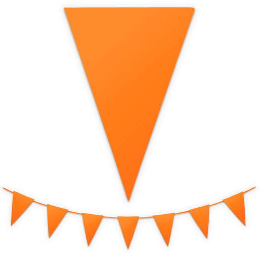 Vlaggenlijn oranje - 10 m