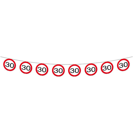 Vlaggenlijn Verkeersbord 30 Jaar