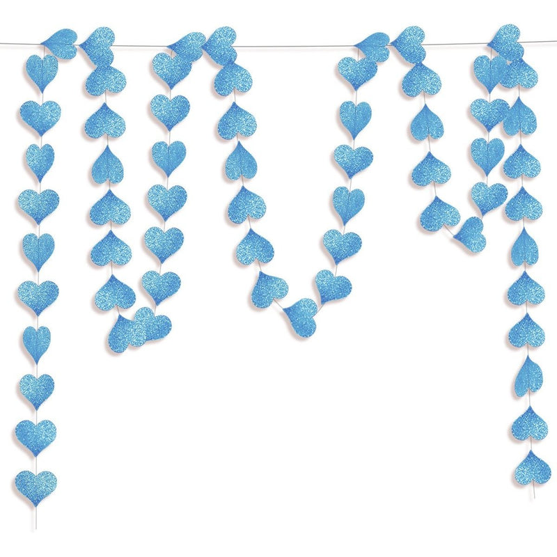Slinger met Hartjes Blauw – 4 m
