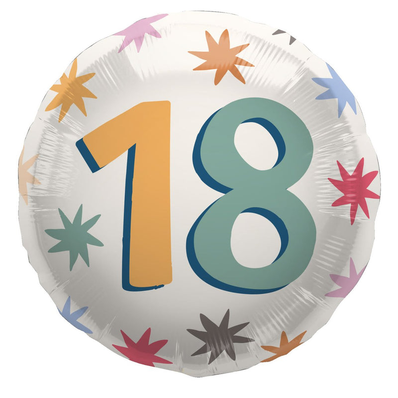 Star Folieballon 18 Jaar