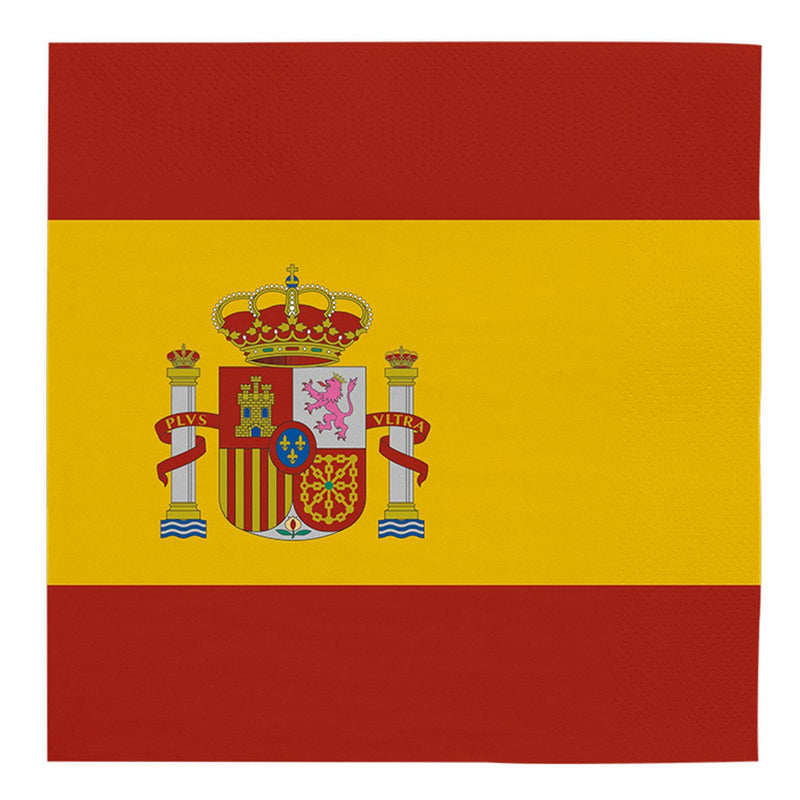 Servetten Spanje 33 × 33 cm – 20 Stuks