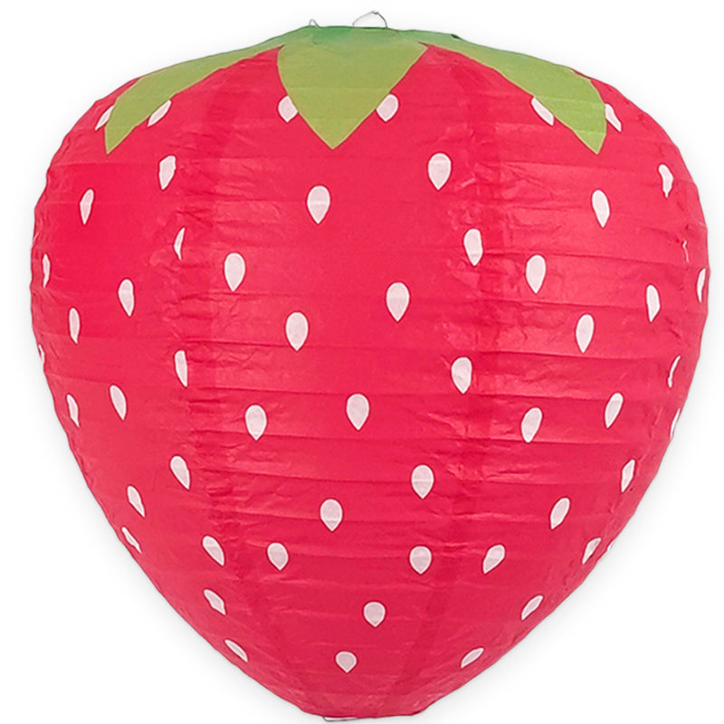 Lampion Aardbei rood – 30 cm