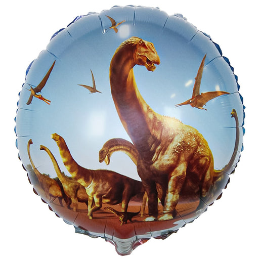 Folieballon Langnekdino Rond Multicolor - 45 x 45 cm