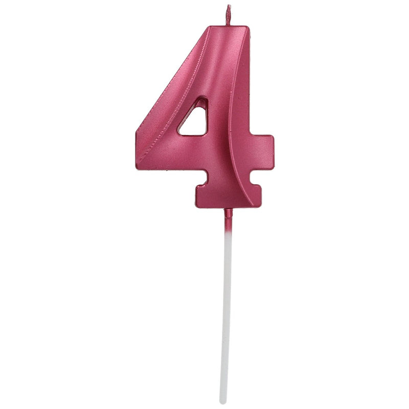 Cijferkaars 4 Metallic Roze