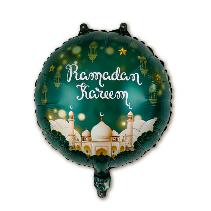 Folieballon Ramadan Kareem groen/goud – 47 cm