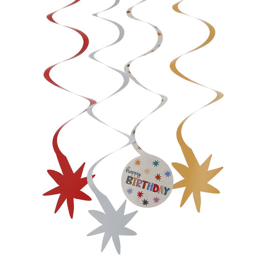 Star Hangdecoratie Happy Birthday