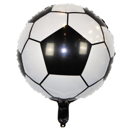 Folieballon Voetbal Zwart/Wit - 25 cm