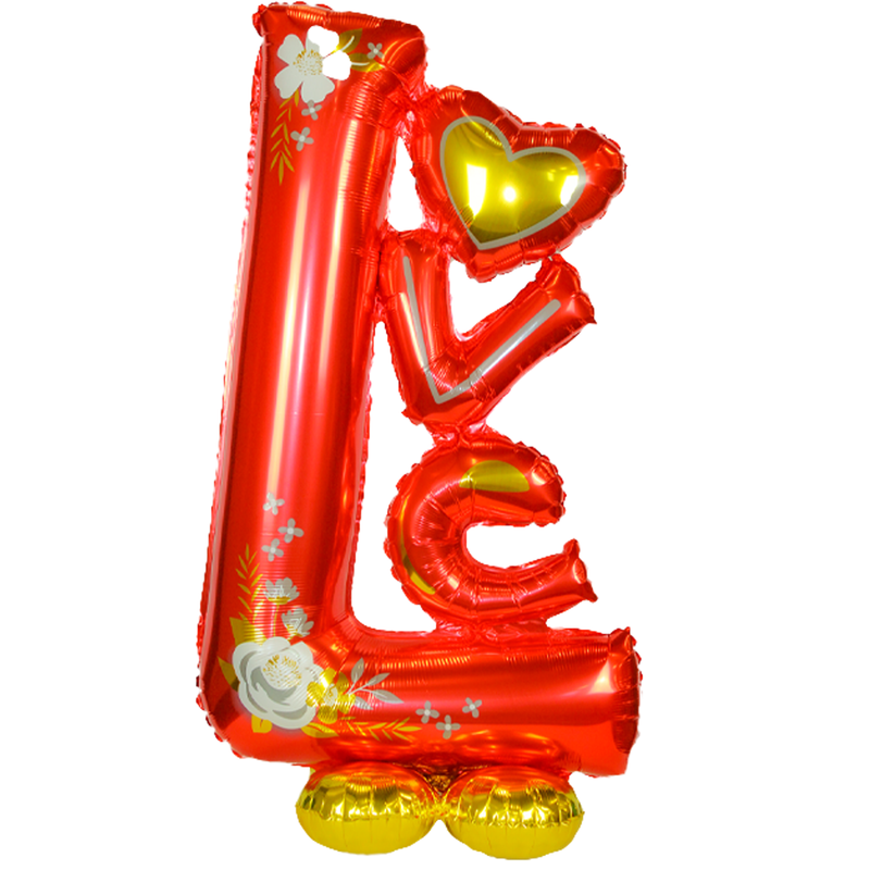 Folieballon LOVE Rood - 120 cm