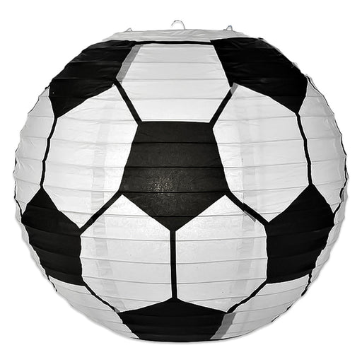 Lampion Voetbal zwart/wit – 30 cm