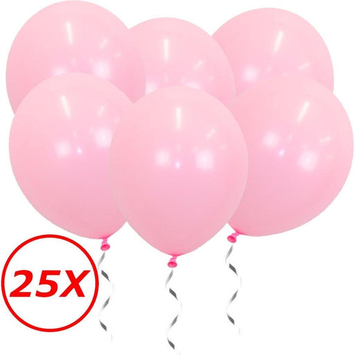 25 roze latex ballonnen van 34 cm
