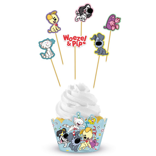 Woezel & Pip Cupcake Decoratieset – 6 Sets