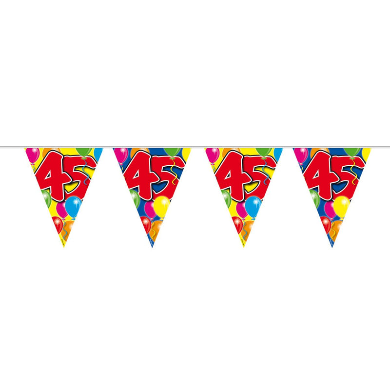 Vlaggenlijn 45 Jaar Multicolor – 1 Stuk