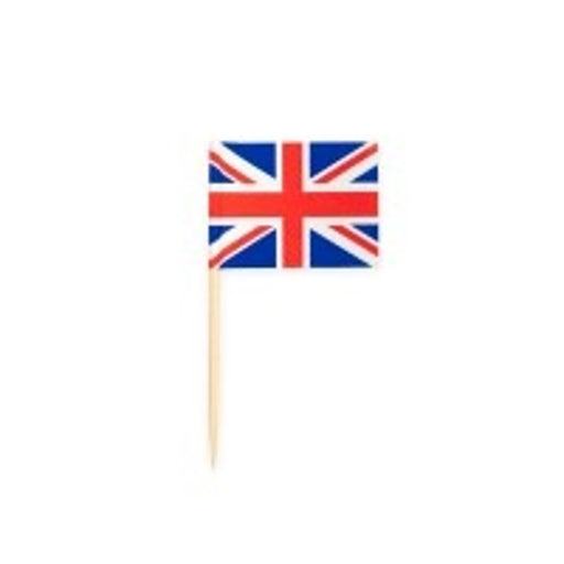 Vlaggenprikkers Verenigd Koninkrijk – Union Jack – 50 Stuks