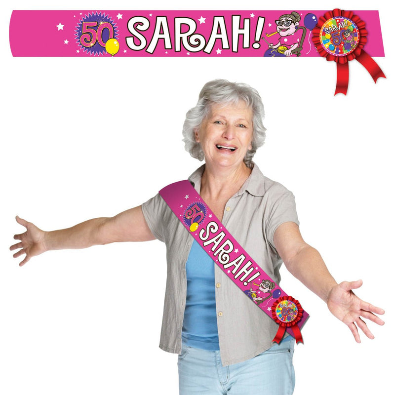 Sjerp Sarah 50 Jaar Roze
