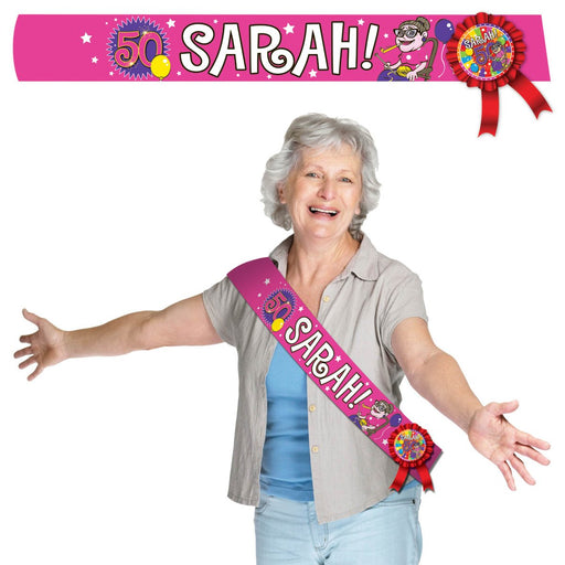 Sjerp Sarah 50 Jaar Roze