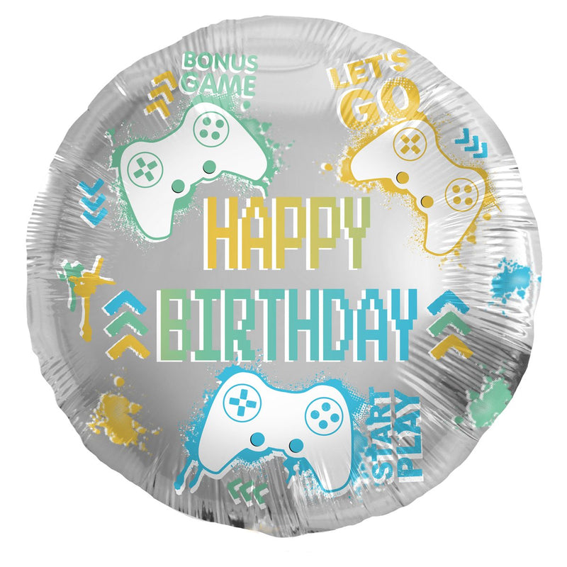 Game On Folieballon Happy Birthday