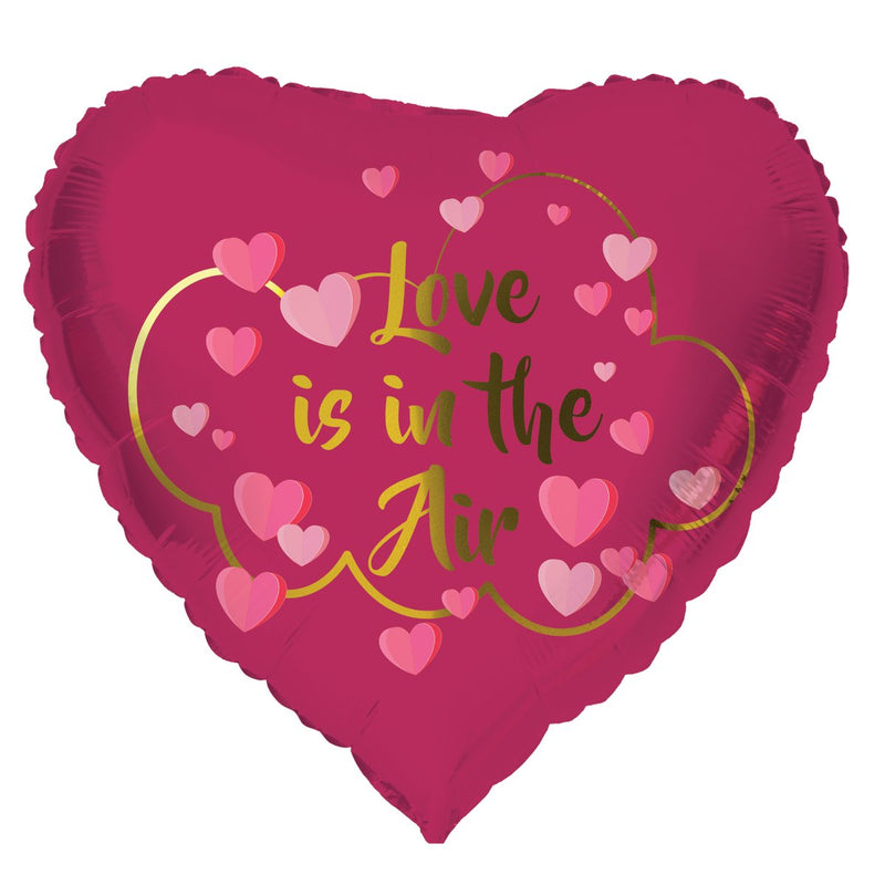 Folieballon Hart Love Is in the Air