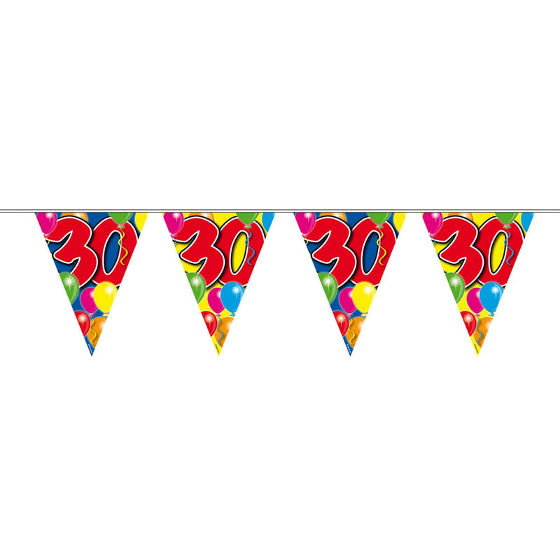 Vlaggenlijn 30 Jaar Multicolor – 1 Stuk