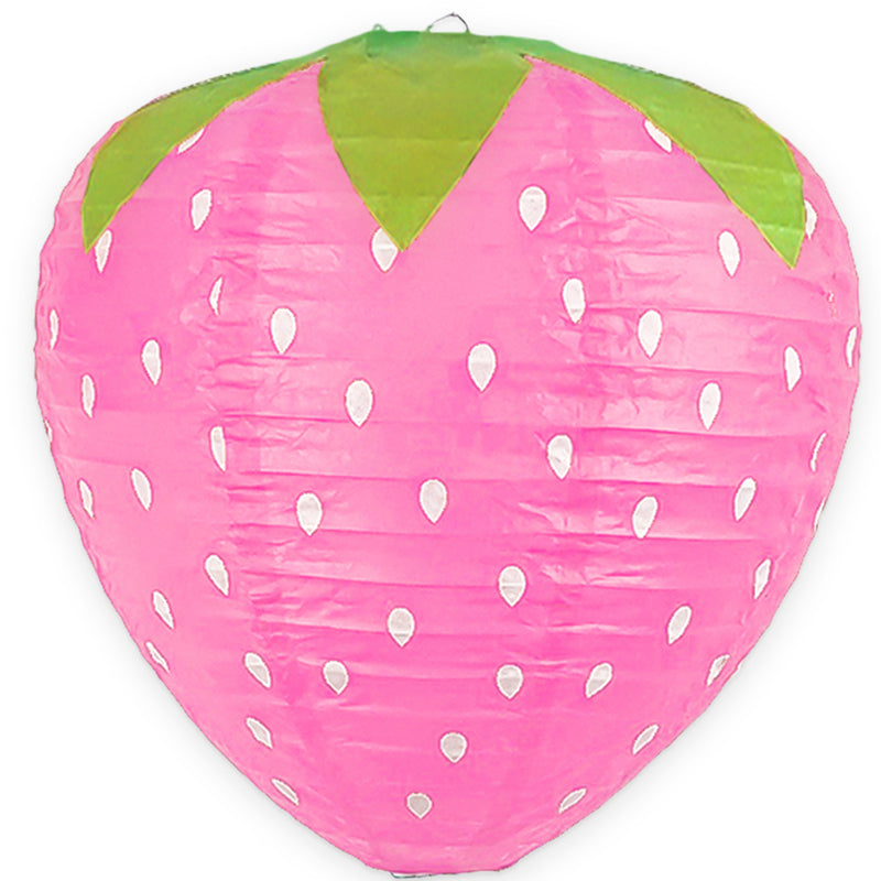 Lampion Aardbei roze – 30 cm