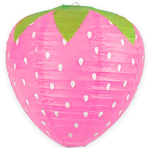 Lampion Aardbei roze – 30 cm