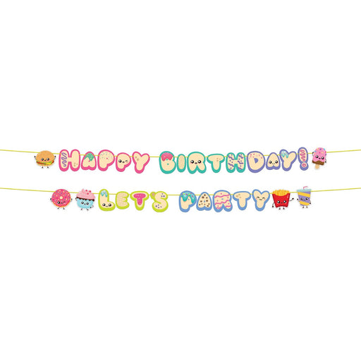Kawaii Party Happy Birthday Letterslinger – 1,5 m
