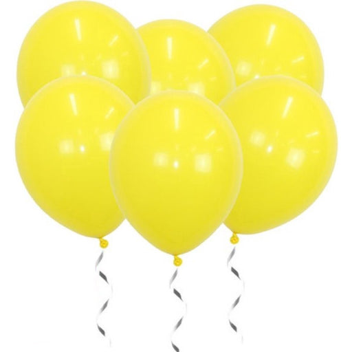 50 geel latex ballonnen van 34 cm