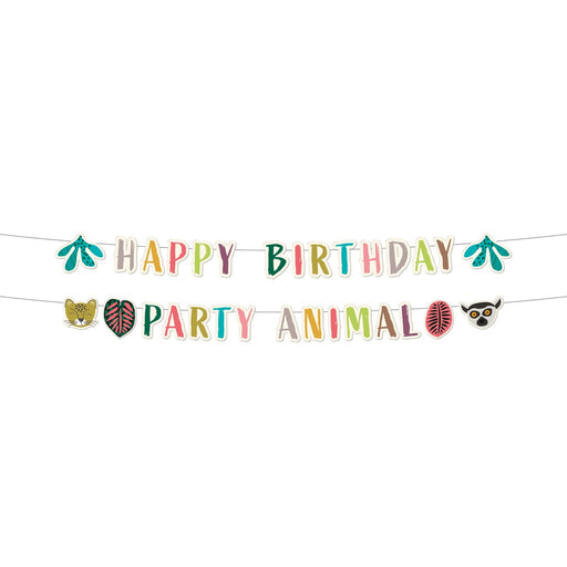 Zoo Party Animals Letterslinger Happy Birthday