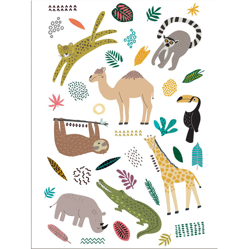 Zoo Party Animals Plaktattoos