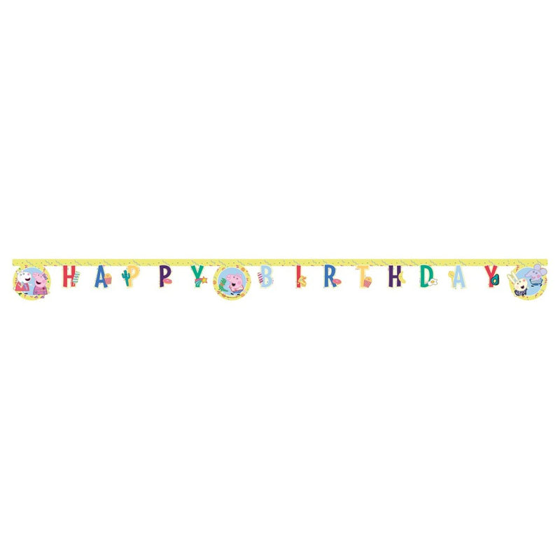 Peppa Pig Happy Birthday Letterslinger