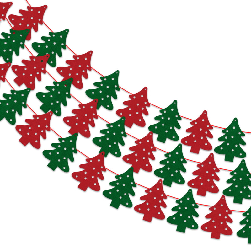 Kerstboomslinger Groen/Rood – 200 cm
