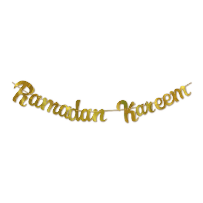 Letterslinger Ramadan Kareem goud – 100 cm