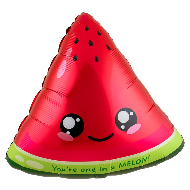 Folieballon Watermeloen Kawaii Party – 60 × 57 cm