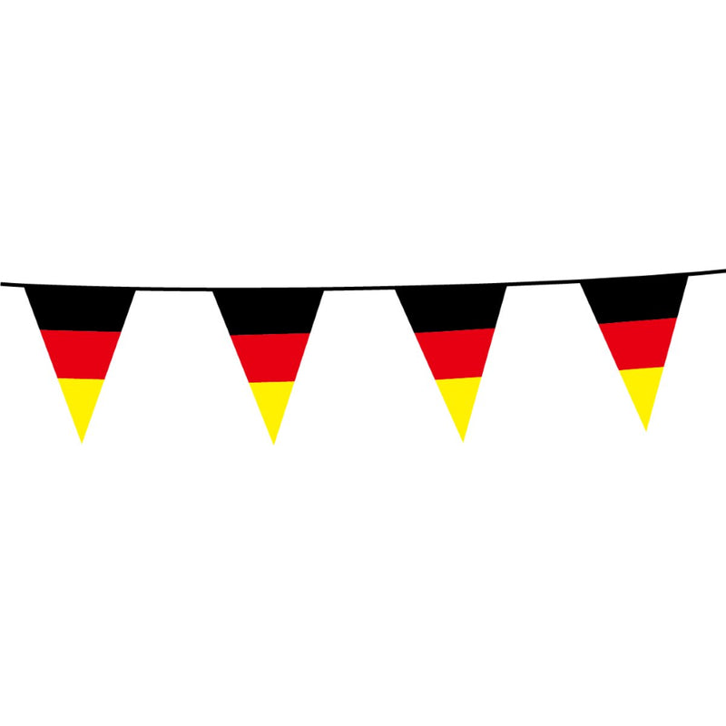 Vlaggenlijn Duitsland 10 m – Vlaggen 20 × 30 cm