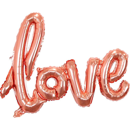 Folieballon LOVE Roségoud – 100 x 80 cm